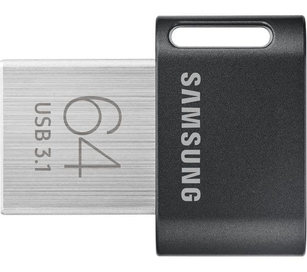 SAMSUNG FIT Plus USB 3.1 Memory Stick - 64 GB, Silver