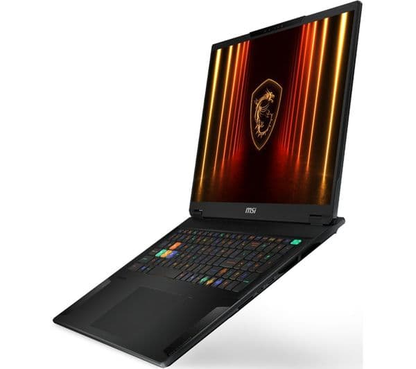 MSI Stealth A18 AI+ 18" Ryzen AI 9 RTX 5080 2TB Gaming Laptop Black - Image 3