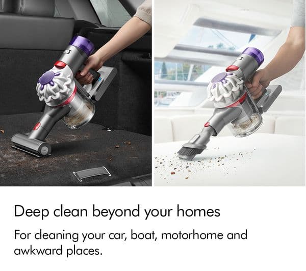 DYSON Car+Boat Handheld Vacuum Cleaner - Silver - Image 3