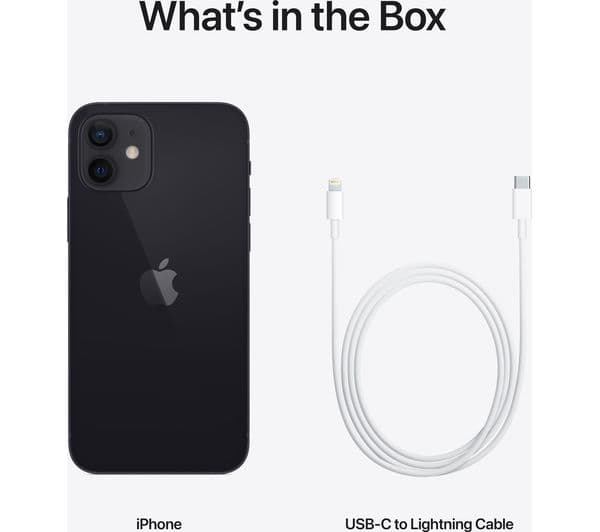 Apple iPhone 12 - 64 GB, Black - Image 3