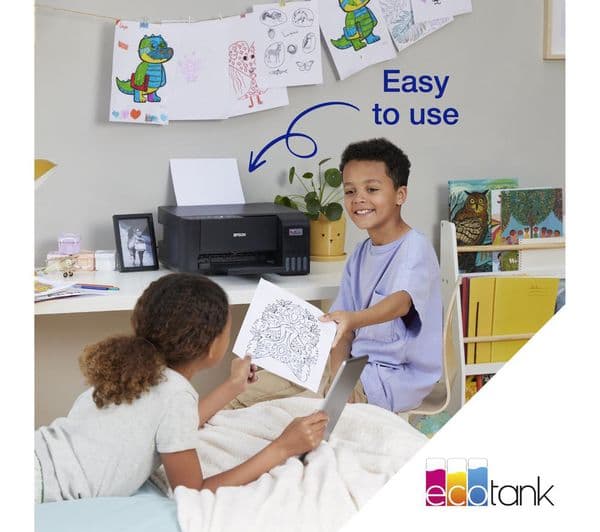 Epson EcoTank ET-2860 All-in-One Wireless Inkjet Printer - Image 3