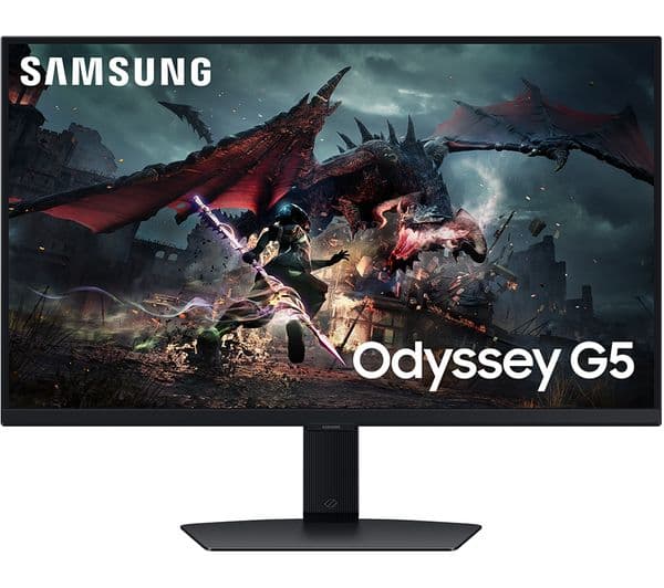 Samsung Odyssey G5 27" QHD IPS Gaming Monitor Black - Image 1