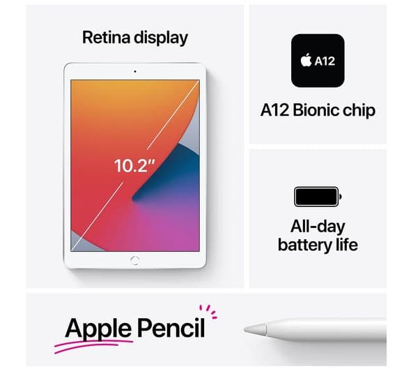 APPLE 10.2" iPad (2020) - 32 GB, Space Grey - Image 5