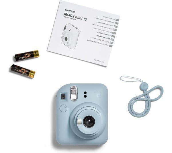 Instax Mini 12 Instant Camera Pastel Blue - Image 4