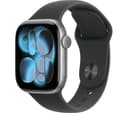 Apple Watch Series 11 GPS + Cellular Smartwatch 42mm Space Grey Aluminium with Black Sport Band S/M thumbnail 1