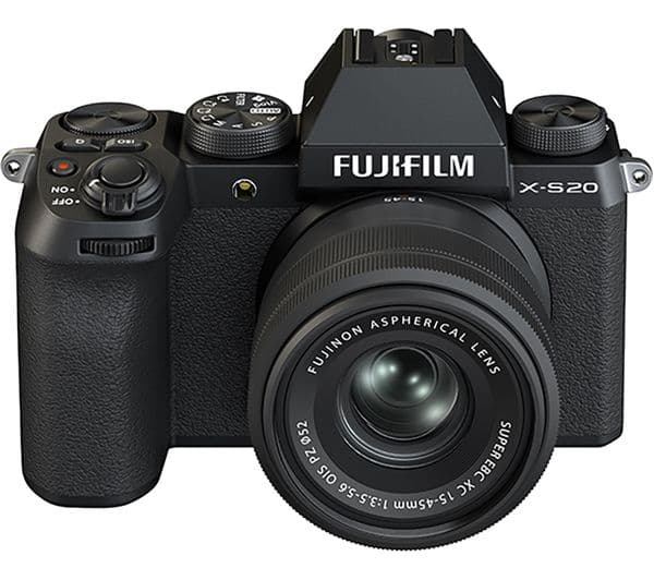 FUJIFILM X-S20 Mirrorless Camera with FUJINON XC 15-45 mm f/3.5-5.6 OIS PZ Lens