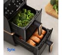 Philips 4000 Series NA462/79 Stacked Dual Basket Air Fryer Black & Copper thumbnail 6