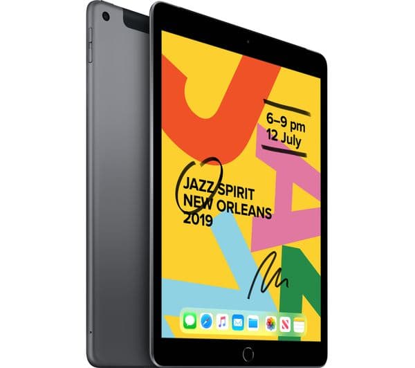 APPLE 10.2" iPad Cellular (2019) - 32 GB, Space Grey - Image 9