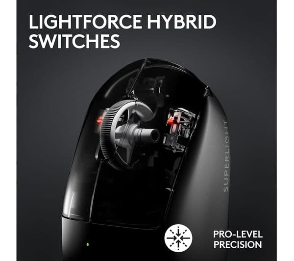 Logitech PRO X Superlight 2 Wireless Gaming Mouse Black - Image 3