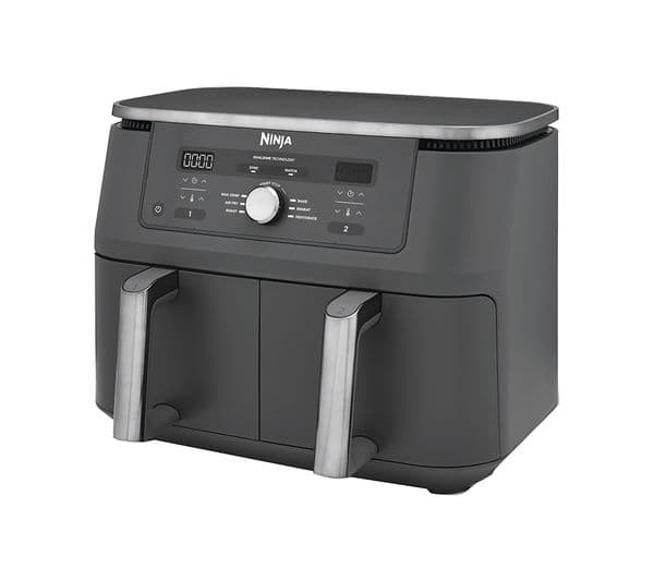 Ninja MAX 6-in-1 Dual Zone DZ400UK Air Fryer Gun Metal Grey