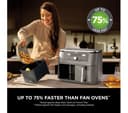 Ninja MAX 6-in-1 Dual Zone DZ400UK Air Fryer Gun Metal Grey thumbnail 8