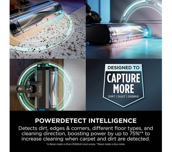 Shark PowerDetect Cordless Pet Vacuum Cleaner IP1223UKTDB - Black - Image 3