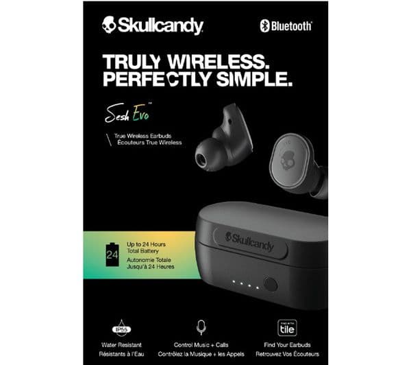 Skullcandy Sesh Evo Wireless Earbuds Black - Image 8
