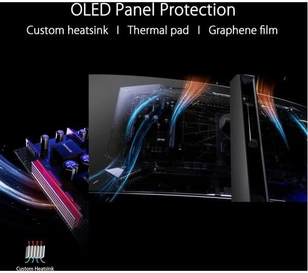 ASUS PG49WCD Wide Quad HD 49" Curved QD-OLED Gaming Monitor - Black - Image 4