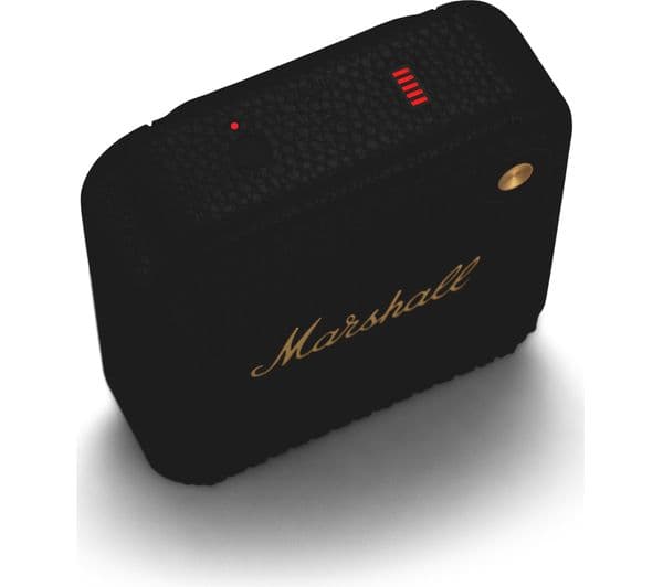 MARSHALL Willen Portable Bluetooth Speaker - Black & Brass - Image 2