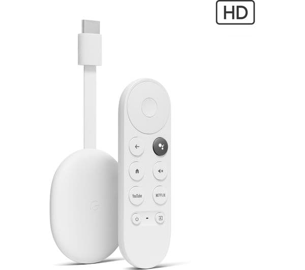GOOGLE Chromecast HD with Google TV - Snow - Image 1