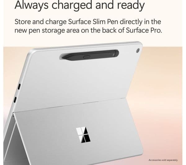 Microsoft Surface Pro 13" Snapdragon X Plus 16GB 256GB Platinum - Image 9