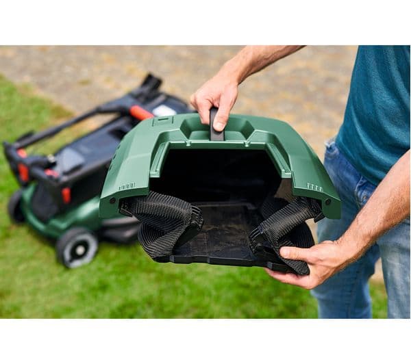 BOSCH AdvancedRotak 650 Corded Rotary Lawn Mower - Black & Green - Image 3