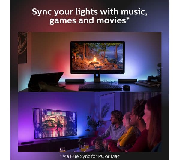 PHILIPS HUE Play Smart Light Bar Twin Pack Black - Image 4