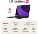 LG gram Pro 16Z90TP Intel Core Ultra 7 1TB Black thumbnail 4