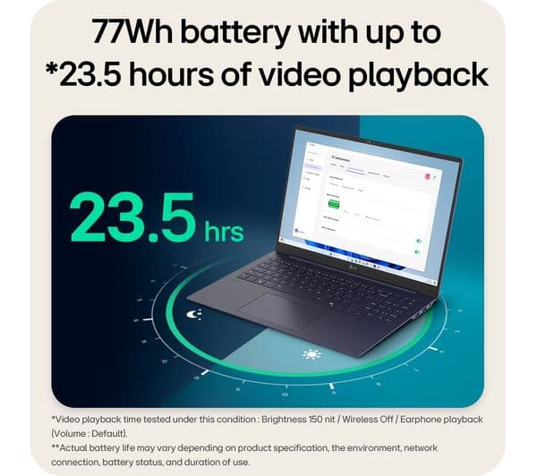 LG gram Pro 16Z90TP Intel Core Ultra 7 1TB Black - Image 8