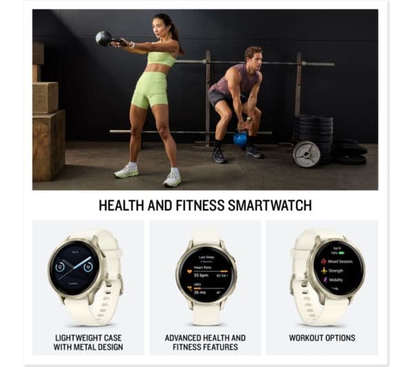 Garmin Venu 4 Smartwatch 41mm Slate Black - Image 2