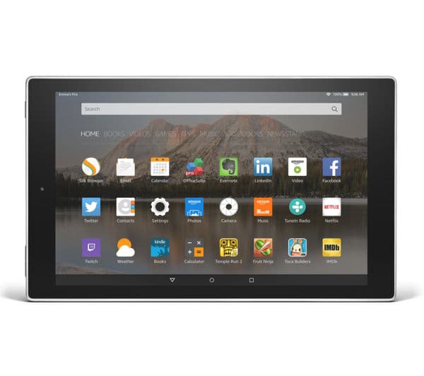 AMAZON Fire HD 10.1" Tablet - 16 GB, Silver