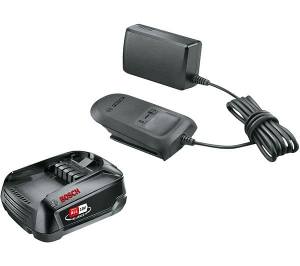 BOSCH 18 V Battery & Charger Starter Set