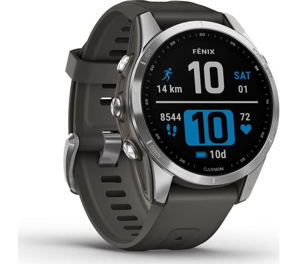 Garmin fenix 7S Smartwatch 42mm Silver & Graphite