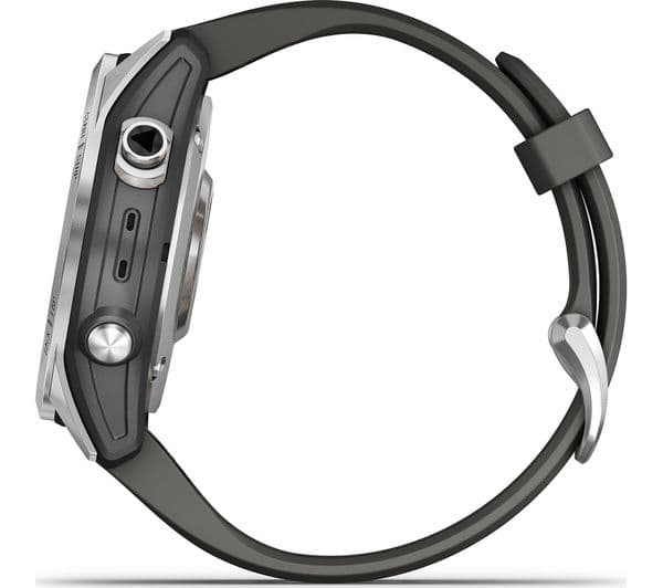 Garmin fenix 7S Smartwatch 42mm Silver & Graphite - Image 3
