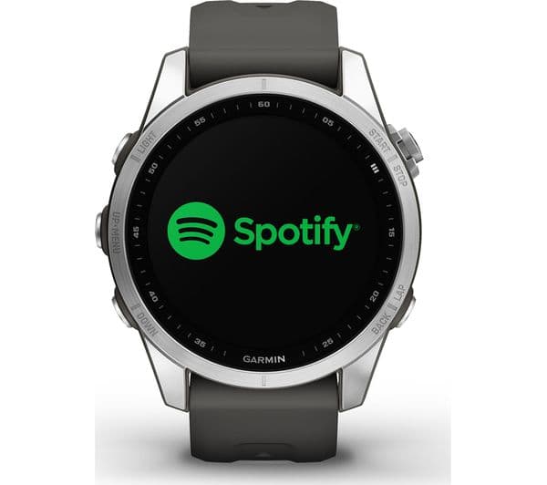 Garmin fenix 7S Smartwatch 42mm Silver & Graphite - Image 8