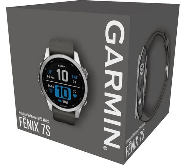 Garmin fenix 7S Smartwatch 42mm Silver & Graphite - Image 10