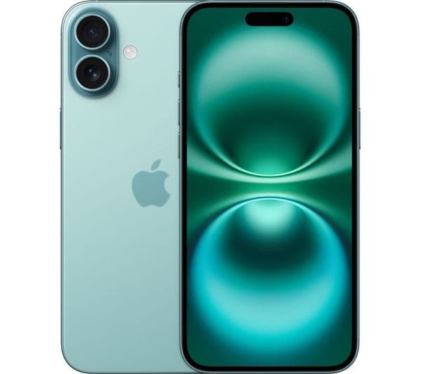 APPLE iPhone 16 Plus - 128 GB, Teal - Image 1