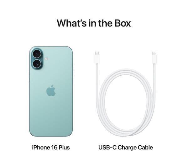 APPLE iPhone 16 Plus - 128 GB, Teal - Image 2