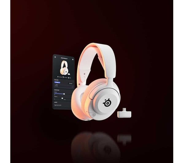 STEELSERIES Arctis Nova 5 Wireless PC Gaming Headset - White - Image 8