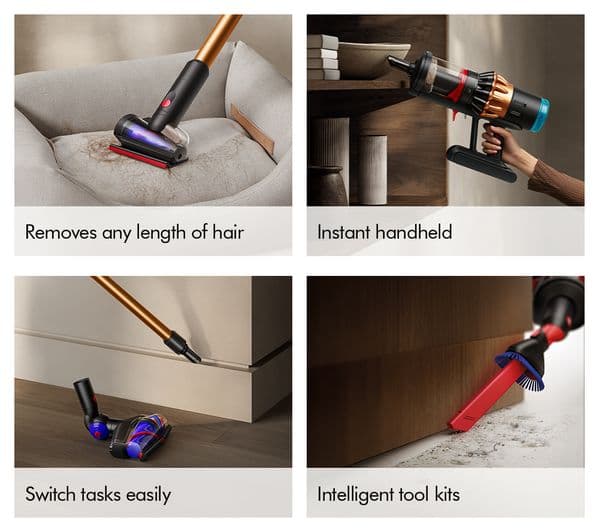 DYSON V16 Piston Animal Submarine DS60 Cordless Vacuum Cleaner - Black Copper - Image 10