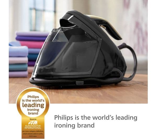 Philips PerfectCare 8000 Series PSG8130/80 Steam Generator Iron Black & Gold - Image 10