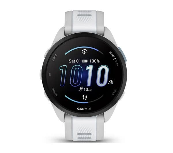 Garmin Forerunner 165 GPS Running Smartwatch 43mm Mist Grey / Whitestone