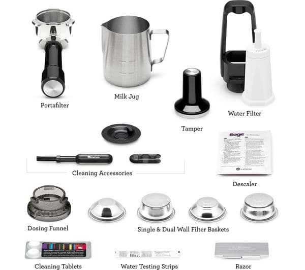 SAGE the Barista Touch SES880 Bean to Cup Coffee Machine - Stainless Steel & Chrome - Image 8