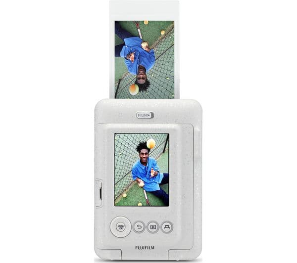 INSTAX LiPlay Digital Instant Camera - White - Image 3