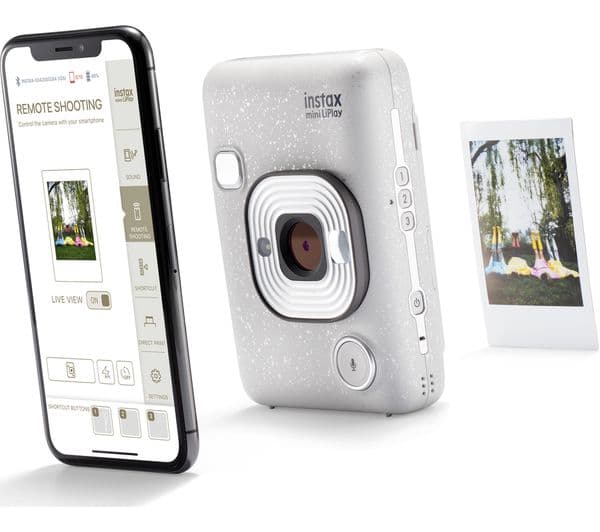 INSTAX LiPlay Digital Instant Camera - White - Image 5