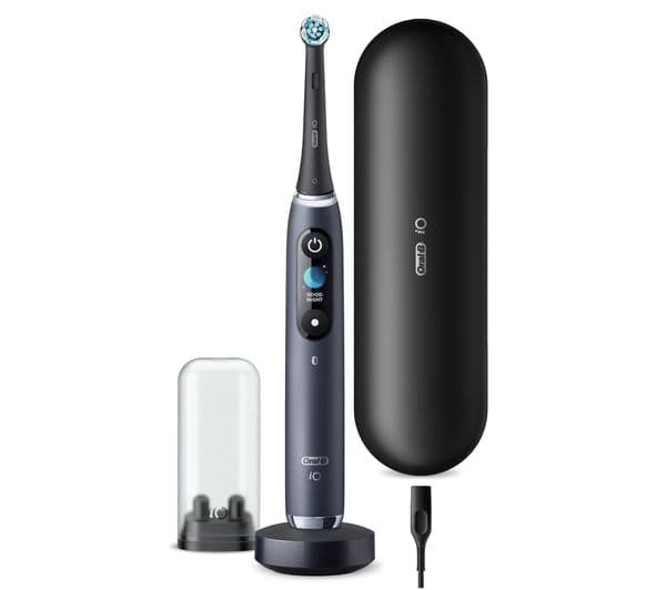 ORAL-B iO 9 Electric Toothbrush & Travel Charging Case - Black Onyx - Image 3