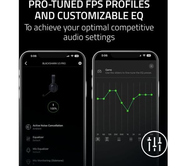Razer BlackShark V3 Pro Headphones Black - Image 9