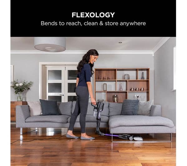 Shark HZ500UK Anti Hair Wrap Bagless Vacuum Cleaner Charcoal Grey & Purple - Image 5