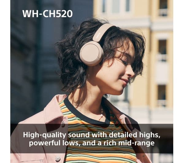 Sony WH-CH520 Headphones Blue - Image 6