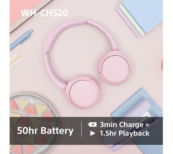 Sony WH-CH520 Headphones Blue - Image 8