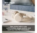 Sony WH-CH520 Headphones Blue thumbnail 10