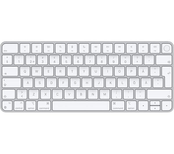 APPLE Magic Wireless Keyboard with Touch ID - White & Silver