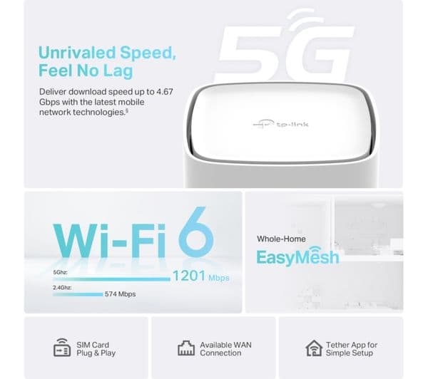TP-Link Archer NX200 WiFi 5G Router AX 1800 - Image 4