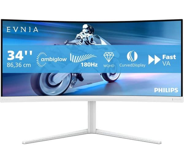 Philips 34" Evnia 34M2C5501 1440p Curved - Image 1